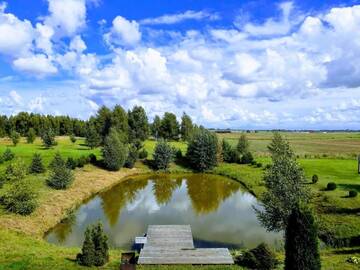 Фото номера Дом с 3 спальнями Апартаменты Vasilevičių Sodyba - Entire Homestead with Sauna г. Piauliai 55